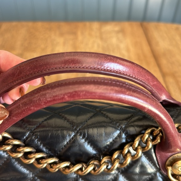 Authentic CHANEL top handle bag! Hard to find!! - Picture 6 of 9